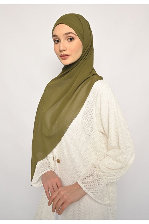 Pasmina Instan Lasercut Cerutti Olive
